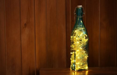 guirlandes de lumières pour un centre de table