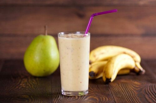 Smoothie banane et poire