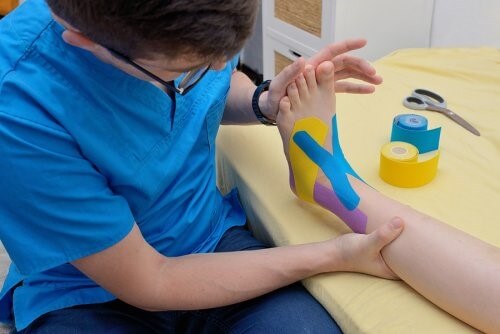 couleurs d'un bandage neuromusculaire