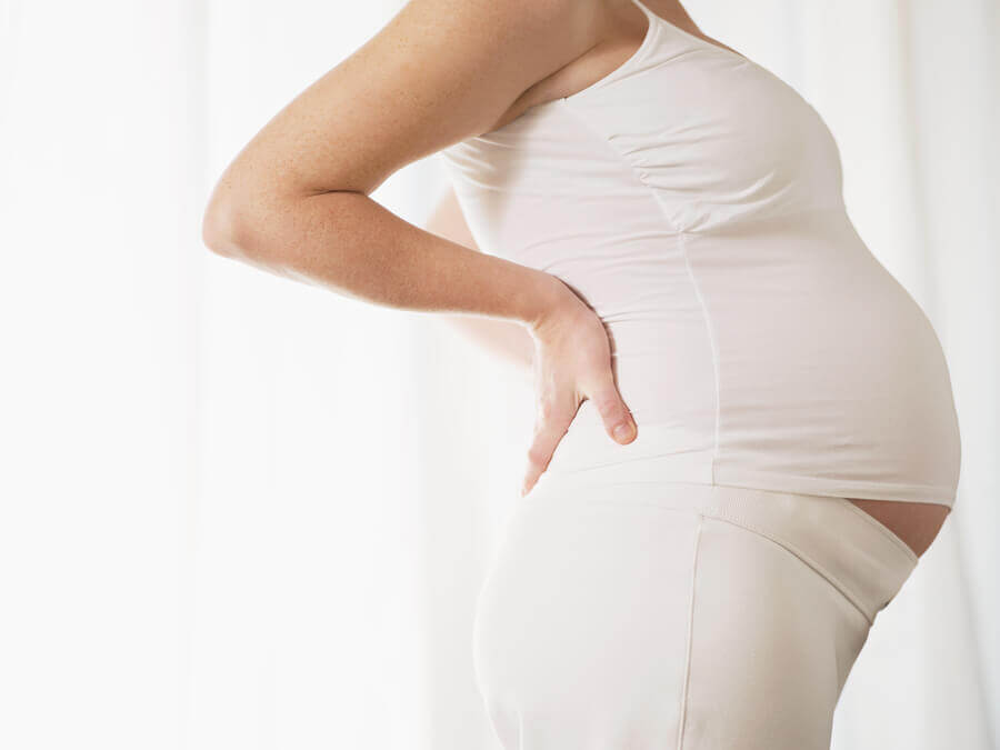 bande abdominale pour le dos de la femme enceinte