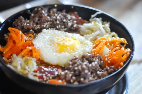 le bibimbap étape par étape