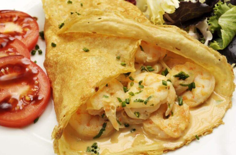 Préparez ces délicieuses crêpes aux crevettes