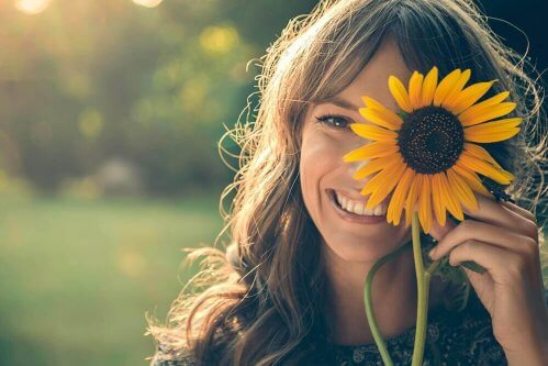 femme heureuse