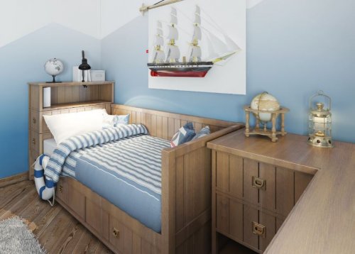 utiliser les espaces libres dans une petite chambre