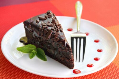 gâteau au chocolat.