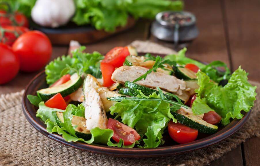 salade de poulet
