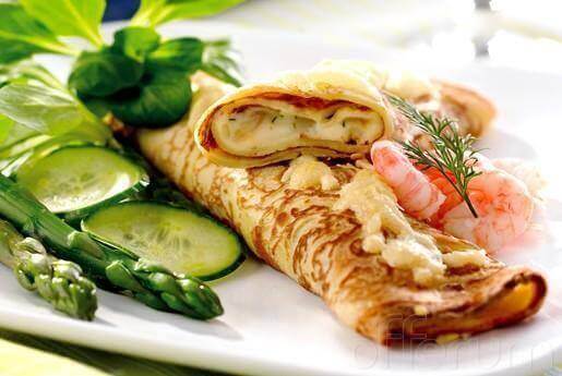 secret des crêpes aux crevettes