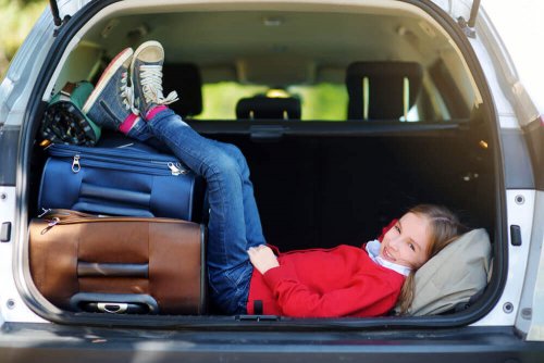 voyager en voiture avec des enfants