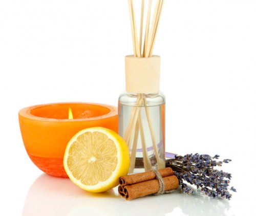 désodorisant d'air à base d'huile essentielle de citron