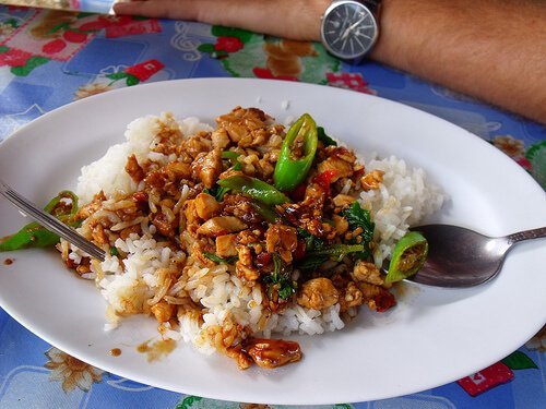 Préparez ce délicieux riz au poulet épicé