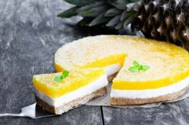 Cheesecake à l'ananas sans cuisson au four