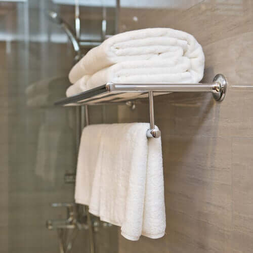 Des serviettes de bain