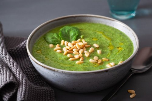 Les crèmes de légumes aux épinards