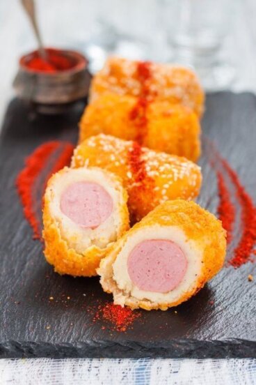 Essayez ces délicieuses croquettes de saucisses cuites au four
