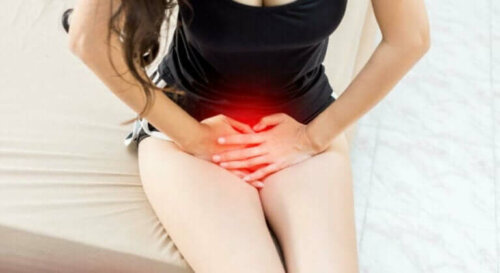 Une femme qui a des morpions