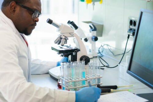 Un scientifique qui fait des analyses PCR