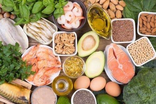 Des aliments contenant des acides gras oméga