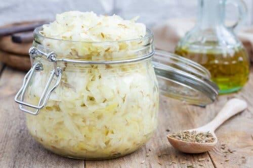 La choucroute fait partie des aliments fermentés