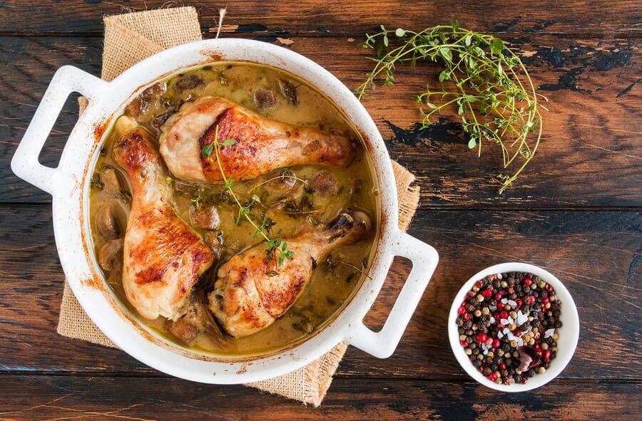2 délicieuses recettes de poulet aux champignons