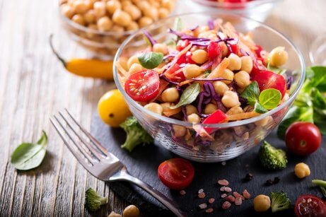 La recette de salade de pois chiches