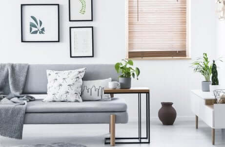 Un salon minimaliste.