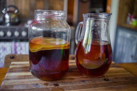 La fermentation du thé Kombucha