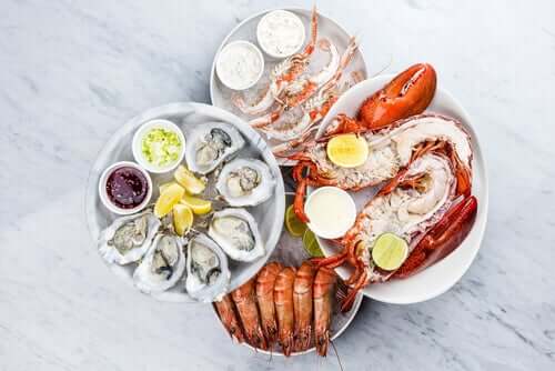 Le cholestérol dans les fruits de mer