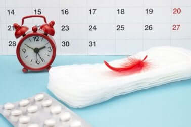 Calendrier des menstruations. 