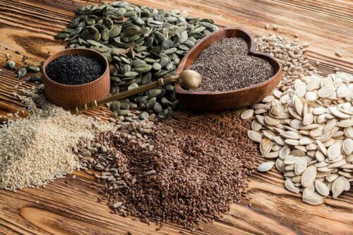 Les différentes variétés de graines.