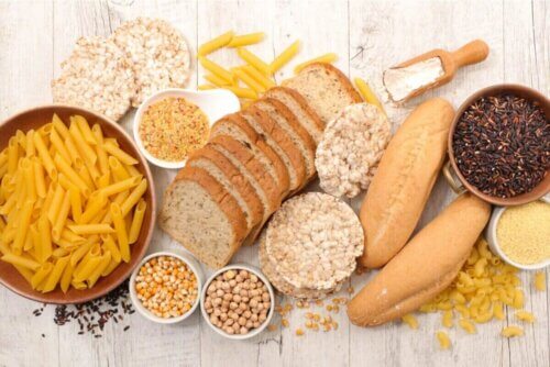 Les aliments riches en glucides.