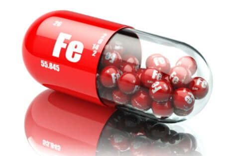 Comprimés compléments en fer.