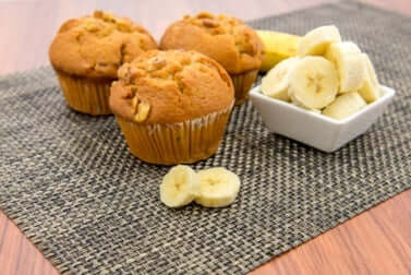 muffins à la banane