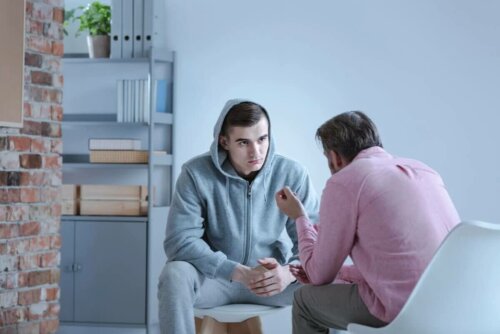 Un patient suivant une thérapie psychologique.