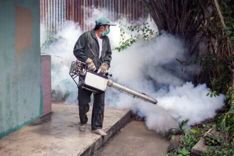 La technique de fumigation.