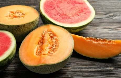 De la pastèque et du melon.
