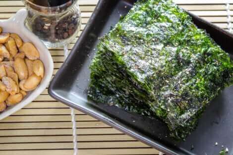 Des algues nori.