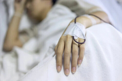 Le don de moelle osseuse chez un patient.