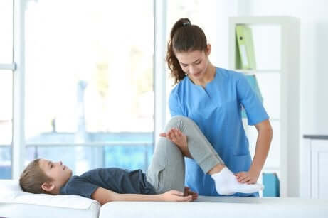 La physiothérapie pour enfants.