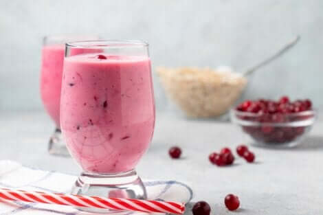 Smoothies aux groseilles.