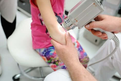 Soin au laser en dermatologie pédiatrique. 