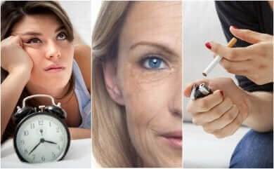 Des femmes ayant la peau abîmée.