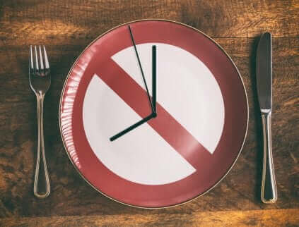 Une assiette de jeûne.