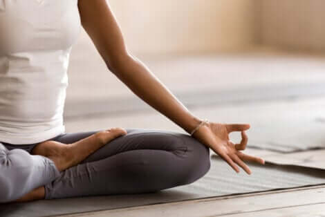 Position de méditation. 