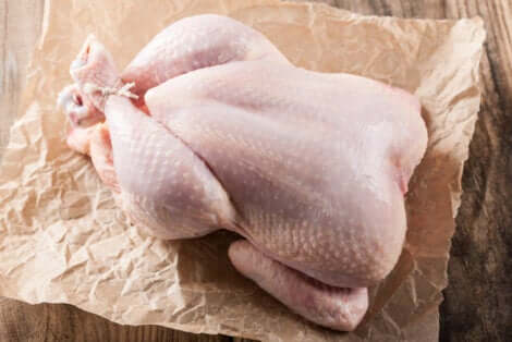 Un poulet frais.