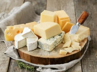 Variété de fromages. 