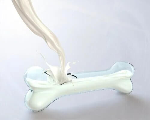 Le carbonate de calcium renforce les os.