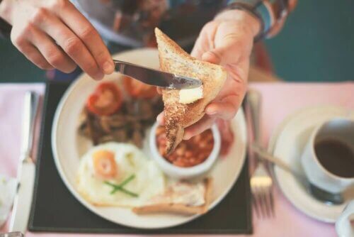 Un petit déjeuner protéiné.