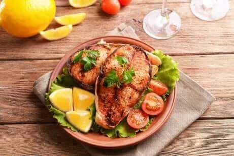 Une recette de saumon.