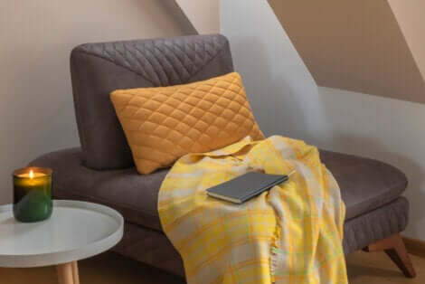 Un coin détente dans une maison.