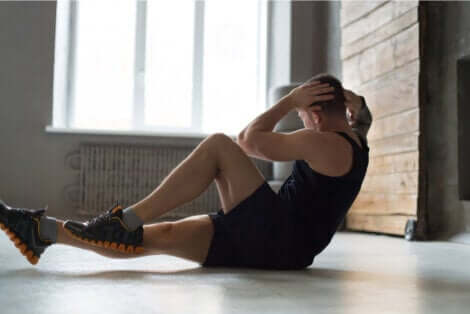 Faire de l'exercice avec son propre poids.